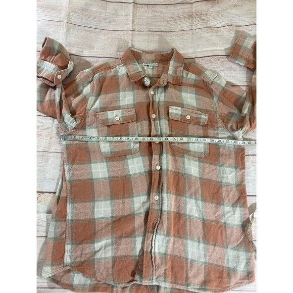 Frye & Co Men'd Long Sleeve Plaid Button Front Shirt - XXL - Picture 9 of 13